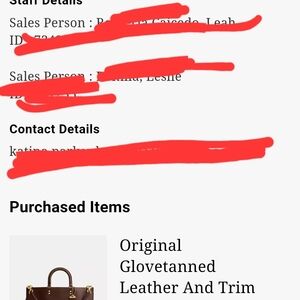 Coach Brown Leather Tote